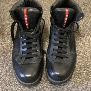Prada Mens High Top Boots (size 10.5)